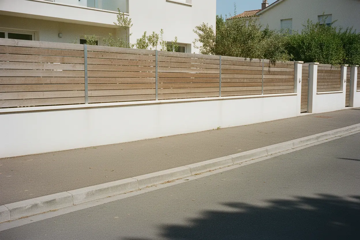 Massifs paillés après débroussaillage et broyage